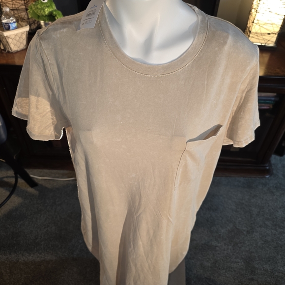 Time and Tru Marbled Beige Maxi Dress - Picture 2 of 7